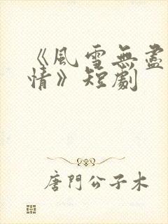 《风雪无尽相思情》短剧