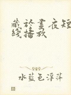 藏于昼夜短剧在线播放