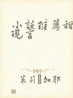 小说推荐甜宠文现言