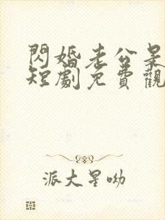 闪婚老公是豪门短剧免费观看40集