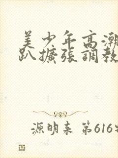 美少年高潮h跪趴扩张调教喷水小说