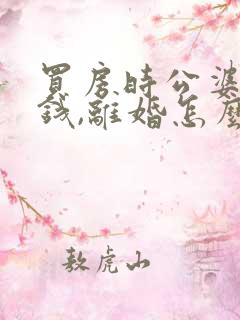 买房时公婆出了钱,离婚怎么判