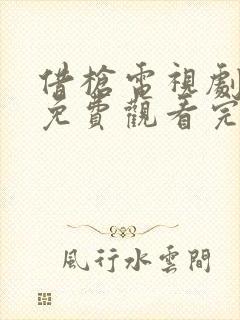 借枪电视剧全集免费观看完整版高清