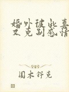 婚外彼此喜欢却又克制感情