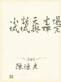 小说天才俱乐部城城与蝉完本免费阅读