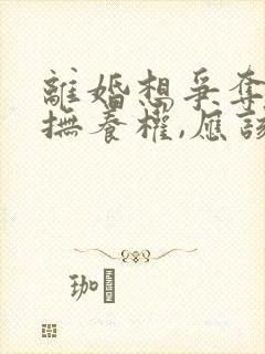 离婚想争夺孩子抚养权,应该提供哪些证据