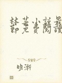 林芸小说最新章节免费阅读全文