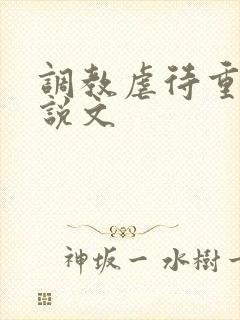 调教虐待重口小说文