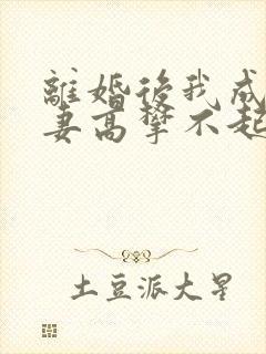 离婚后我成了前妻高攀不起的神全文
