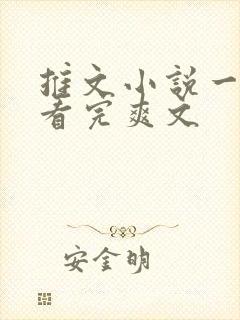 推文小说一口气看完爽文