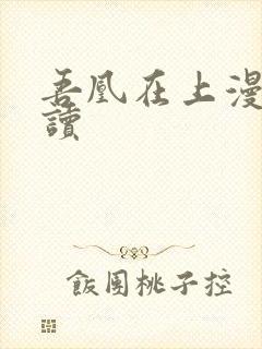 吾凰在上漫画阅读