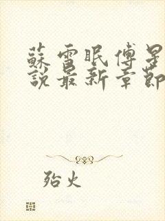 苏雪眠傅星澜小说最新章节免费阅读