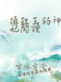 摄政王的神医毒妃阅读