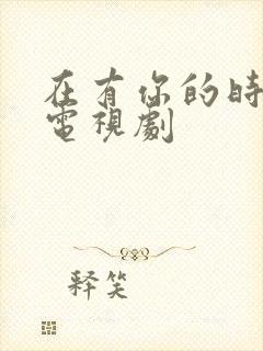 在有你的时光里电视剧