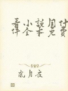 看小说用什么软件全本免费