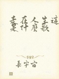 走在人生这条路是什么歌