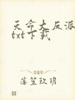 天命大反派小说txt下载
