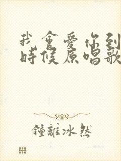 我会爱你到什么时候原唱歌词歌曲