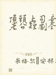 顶头上司竟是我老公短剧全集高清