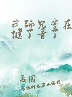 我师兄实在太稳健了看了