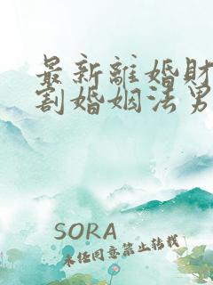 最新离婚财产分割婚姻法男方出轨