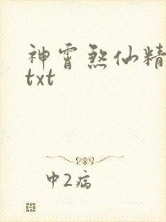 神霄煞仙精校版txt