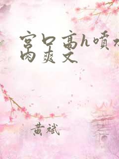 宫口高h喷水荡肉爽文