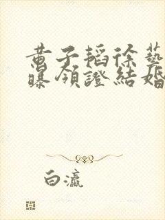 黄子韬徐艺洋被曝领证结婚