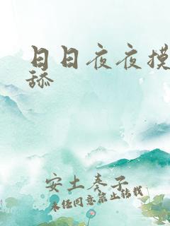日日夜夜摸摸舔舔