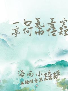 一口气看完宋南亭何雨佳短剧