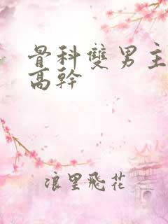 骨科双男主年下高干