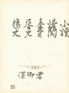 杨辰秦惜小说全文免费阅读最新章节