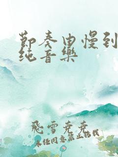 节奏由慢到快的纯音乐