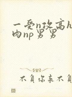 一受n攻高h全肉np男男