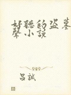 好听的盗墓类有声小说