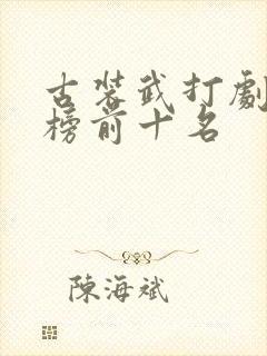 古装武打剧排行榜前十名