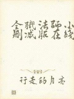 全职法师小说未删减版在线