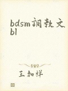 bdsm调教文bl