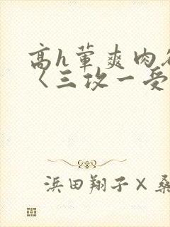 高h荤爽肉欲文〈三攻一受〉