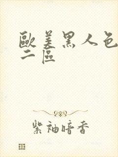 欧美黑人色一区二区