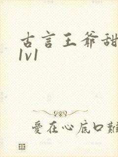 古言王爷甜宠文1v1