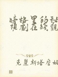 暗格里的秘密电视剧在线观看全集