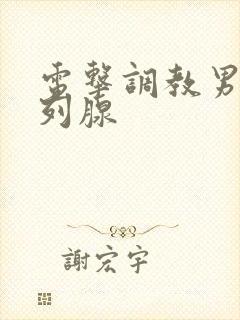 电击调教男同前列腺