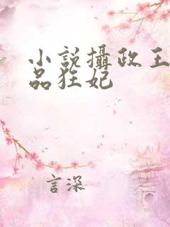 小说摄政王的医品狂妃