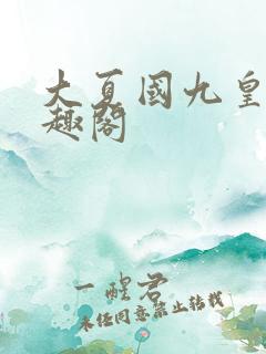 大夏国九皇子笔趣阁