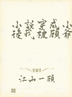 小说穿成小可怜后我被顾爷捡走了