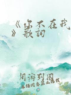 《你不在我不在》歌词