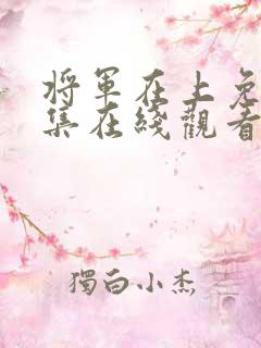 将军在上免费全集在线观看电视剧