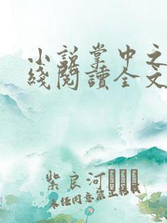 小说掌中之物在线阅读全文