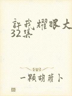 许我耀眼大结局32集